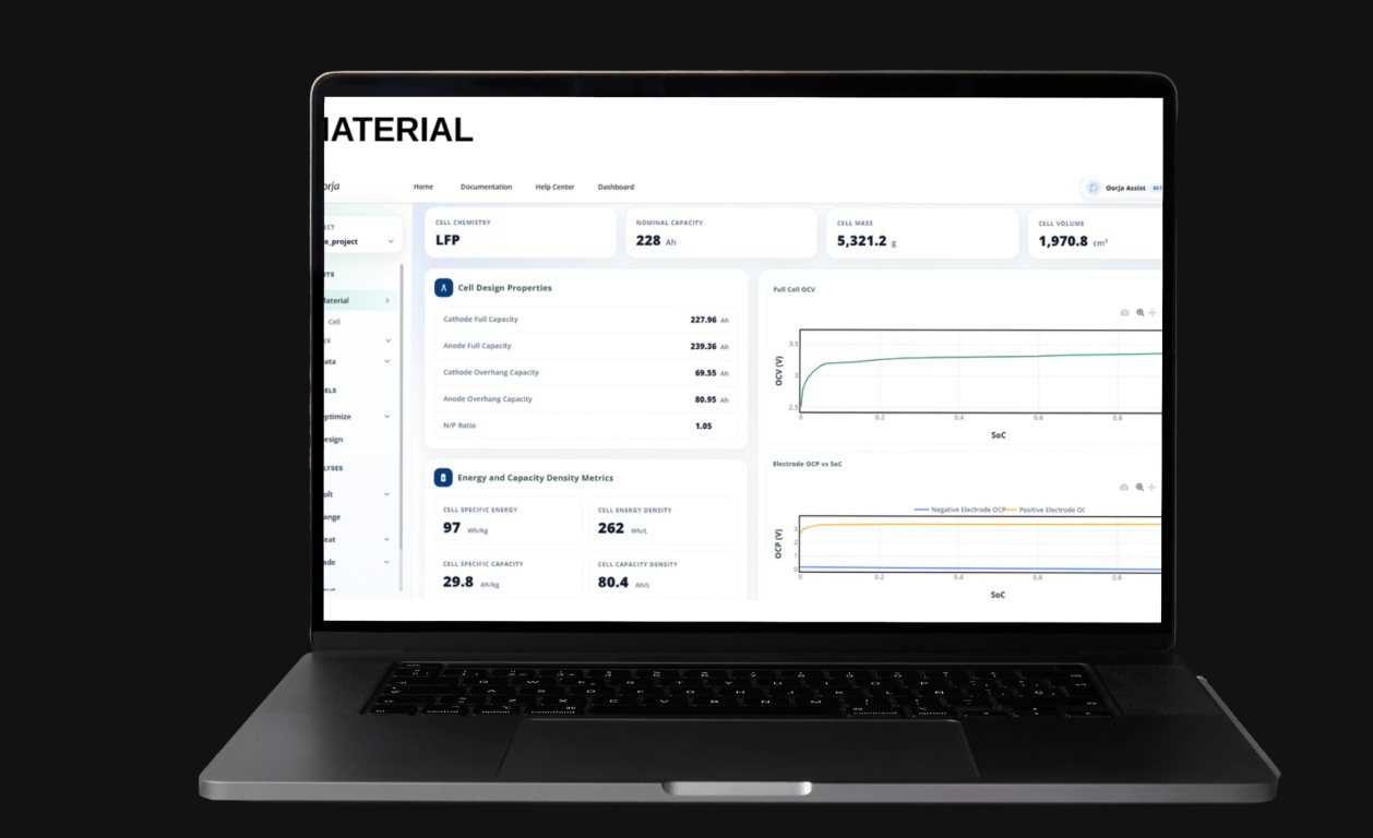 Material application interface